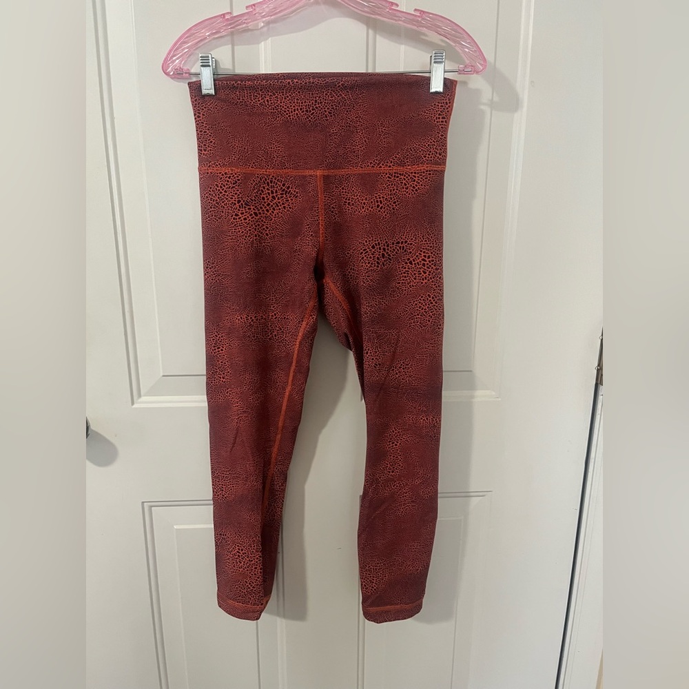 🍋 LIKE NEW Lululemon Wunder Train High-Rise Crop 23" - Sz 8
